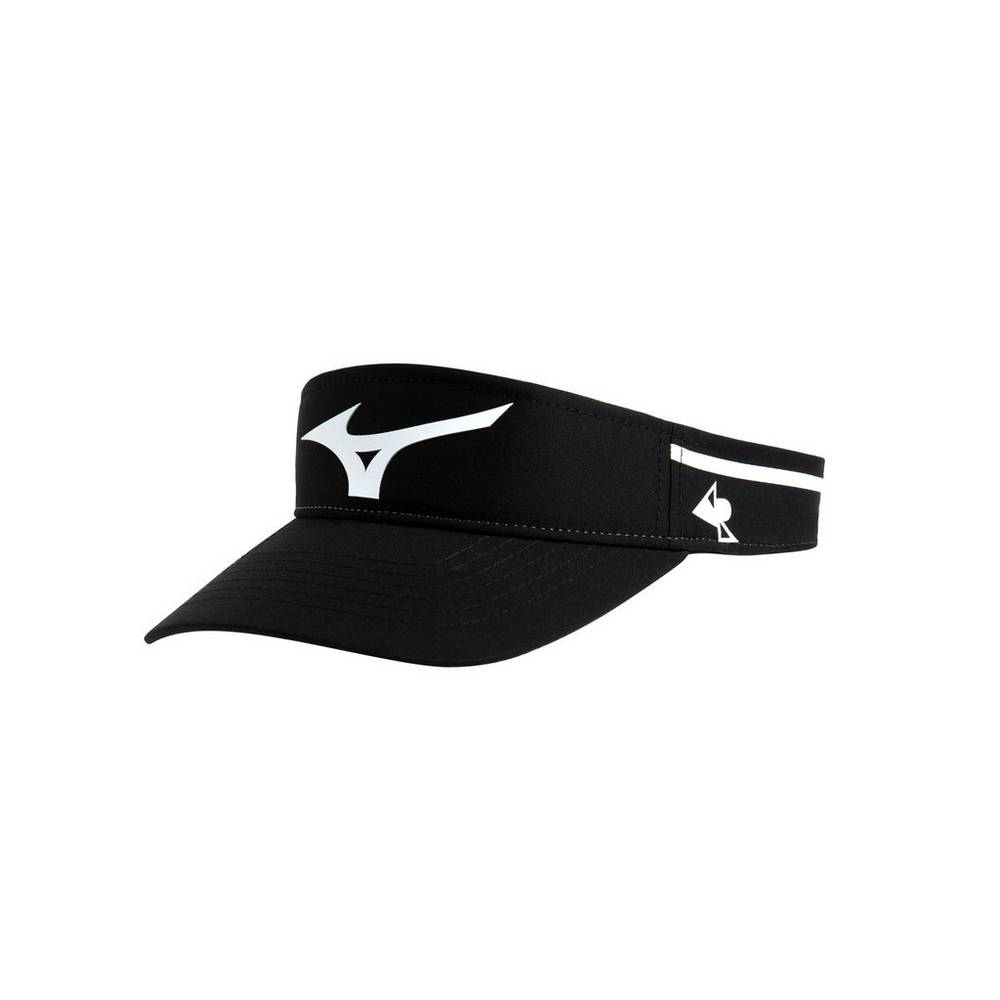 Mizuno Men's April Ross Visor Black/White (440723-APC)